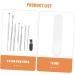 FOMIYES 3 Sets Ear Spoon Kit - 8 Tools for Ear Wax Removal & Cleaning | Ear Picks & Cleaning Supplies for Effective Ear Care - Buy Online on GoSupps.com