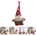 FELTECHELECTR Storage Ornament Basket Gnome Wicker Handmade Doll Candy Christmas Adorable Party Holiday 31X15X15CM Red - Buy Online on GoSupps.com