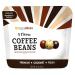 Happy Bites 3 Flavor Espresso Coffee Beans (16 oz) - Milk Chocolate, Dark Chocolate & Vanilla Covered - Resealable Pouch Bag 3 Flavor 1 Pound (Pack of 1)