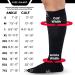 Mojo Compression Socks for Men & Women - 20-30mmHg Knee High Support - Extra Large (5X) - Ideal for Travel Sports & Nursing - Black - Buy Online on GoSupps.com