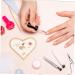 Beaupretty Manicure Tools Set Jewelry Tool Nail Art Display Board Nail Tools for Nail Art Herramientas Para U as Nail Stamping Tool Nail Art Tools Makeup Board Heart Nail Display Pallet Resin 7.00X6.00X0.40CM As Shown - Buy Online on GoSupps.com