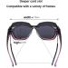 Shop Maysprings Snap Shades Sunglasses | Over Glasses Polarized Purple | International Shipping Available - Buy Online on GoSupps.com