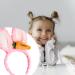 Jagowa Rabbit Head Bands Bunny Ears Animal Head Bands Plush Rabbit Ear Carat For Shower Beauty Makeup Headbands Accessories (White Pink) - Buy Online on GoSupps.com