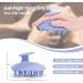 INEIBO Scalp Massage Brush | Soft Silicone Shampoo Brush for Dandruff & Head Massage | Wet & Dry Use | Purple Hair Care Tool - Buy Online on GoSupps.com