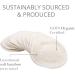 Organic Reusable Makeup Remover Rounds | Eco-Friendly Cotton Toner Pads for Face | Gentle & Effective Reusable Cotton Pads - Buy Online on GoSupps.com