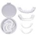 GJPDPZ Artificial teeth at the top and below 2 pairs of dentures for plug in cosmetic veneers teeth lightening set dental prosthesis immediate veneers of course with box and pinzas