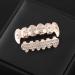 Hip Hop Teeth with Diamond Grillz Top Or Bottom Mouth Teeth Grills Fashion Removable Dental Grills Jewelry Gold Plated Gold Grillz Rose Gold - Buy Online on GoSupps.com