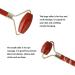 mookaitedecor Red Jasper Stone Roller for Face and Neck Massage - Anti-Aging Facial Massager with Double Rollers - Buy Online on GoSupps.com