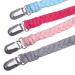 Pacifier Clips for Boys and Girls - Hand-Made Braided Soothie Leash - Universal Holder for Pacifiers and Teething Bibs (Color B) - Buy Online on GoSupps.com