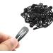 RIENER 150 PCS Black Snap Hair Clips 2 inch Non-Slip Metal Hair Clip Barrettes Baking Paint Protection Hair Barrettes for Kids Teens Girls and Women - Buy Online on GoSupps.com