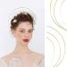 HIXNUG Angel Halo Headband Crown Bridal Wedding Headband Gothic Halo Crown Headband for Women Hair Hoop Cosplay Halloween Party Use - Buy Online on GoSupps.com