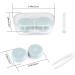 Anbeeiss 4 STK Portable Contact Lens Case | Travel Container for Colored Lenses | Compact Lens Storage Clinic - 60x39x17mm - Buy Online on GoSupps.com