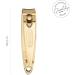 Titania Gold-Plated Nail Clipper with File | High-Quality Carbon Steel | Ideal for Thick Finger & Toenails | 5.3 cm | For Men & Women | International Shipping Available - Buy Online on GoSupps.com
