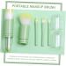 Angoily 3 Sets Telescopic Makeup Brush Girls Suit Makeup Loose Powder Brush Travel Kit for Women Dresser Tool Eyeshadow Brush Green Suits Eyebrow Eye Shadow Brush Artificial Fiber Portable - Buy Online on GoSupps.com