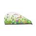 Hair Towel Wrap Hair Drying Towel with Button Towel Turban Head Towel to Dry Hair Quickly (Plants and Insects)