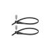 Hiplok Bike Lock's Z LOK Armoured Security Tie & Bike, Twin Black, Pack
