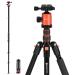 GEEKOTO 77 Tripod, Camera Tripod for DSLR, Compact Aluminum Tripod with 360 Degree Ball Head and 8kgs Load for Travel and Work 77'' Tripod