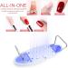 2 in 1 UV LED Nail Lamp with Hand Rest Pillow and Arm Cushion - 48W Nail Dryer for Gel Nails - Beauty Arm Rest Manicure Tool - White - Buy Online on GoSupps.com