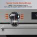 EUDEMON Child Safety Oven Door Lock - Heat-Resistant, Easy Install, 3M Adhesive, Clear-Black - Buy Online on GoSupps.com