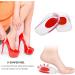 Buy Pudsirn Silicone Gel Plantar Fasciitis Inserts - Heel Pain Relief Bone Spur Support Transparent Unisex Size S 3 Pairs in 3 Colors | International Shipping Available - Buy Online on GoSupps.com