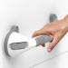 AquaChase 17" Bathroom Suction Grab Bar with Indicators  Steady Handle Balance Assist for Shower  Bathtub  Toilet  Dual Tone (White/Grey)  Pack of 2 White/Grey  Pack of 2 17in - Buy Online on GoSupps.com