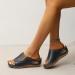 Aniywn Summer Women Sandals - Lightweight Flat Open Toe Thong, Dark Blue, Size 8 - Buy Online on GoSupps.com