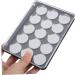 FOYTOKI Eye Shadow Storage Box Empty Eyeshadow Palette Eyeshadow Palettes Empty Cosmetic Palettes Empty Magnetic Eyeshadow Palette Palettes for Eyeshadow Makeup Pallet Eyeshadow Holder 14.00X10.20X1.40CM Black1 - Buy Online on GoSupps.com