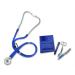 EMI NK-112 All 5 Piece Set - Nurse Pocket Organizer Kit and Sprague Rappaport Dual Head Medical Stethoscope Combination Set - Perfect for Nurse (Royal NK-112)