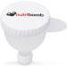 Nutribomb Medium Fill N Go - Protein Funnel - Supplement Funnel - Water Bottle Funnel - Travel Container for Gym Or Work (4) - Buy Online on GoSupps.com