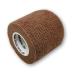 Lisacare upper arm bandage - 12 rolls 5cm wide - medical device - Foot bandages for effective relief support with color and motif selection (brown) Braun 12er set