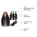 Beauhair Brazilian Body Wave Virgin Hair Bundles with Lace Closure | 14/16/18+14 Inch | Unprocessed Human Hair | Natural Black 4X4 Lace Closure | Free Part | Body Wave Bundles - Buy Online on GoSupps.com