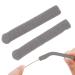 Joberio glasses ear pillow knitting glasses corn cushions |Elastic non -slip glasses arm pads comfort cushions soft ironing sleeves glasses accessories gray
