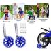 Bicycle Training Wheels with LED Flash, Blue - 1 Pair | For 12-20 inch Kids Bike - Buy Online on GoSupps.com