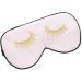 townssilk Pink Pattern Silk Sleep Mask - Adjustable Strap, Super Soft Eye Mask for Ultimate Comfort and Sleep Aid - Buy Online on GoSupps.com
