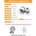 Buy GFPQL Wyanhua 20 Teeth 5M Idler Roll Tensioner Wheel - HTD5M 20T Transmission with Synchronous Disc | International Shipping Available - Buy Online on GoSupps.com