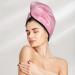 Breast Cancer Awareness Microfiber Hair Towel | Soft & Absorbent Quick Dry Hair Wrap for Women - Ideal for Long Curly & Thick Hair - Buy Online on GoSupps.com