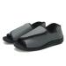 KXSM Diabetic Sandals Memory Foam Arthritis Edema Adjustable Open Toe Swollen Feet Slippers Wide Fit Large Size Arthritis Swollen Feet Footwear for Indoor Outdoor Use Gray 38 38 Gray