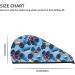 Monster Trucks Blue Microfiber Hair Towel - Super Absorbent Quick Dry Cap for Curly Thick Hair | Hair Turban Wrap for Women Girls & Kids - Buy Online on GoSupps.com