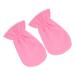 minkissy 1 Pair Exfoliating Hand Mask Dry Skin Gloves Gel Hand Gloves Hand Exfoliation Gloves Womens Glives Womens Glove Black Fingerless Gloves Spa Glove Miss Care Bag Polyester Skin Care 29x16cm