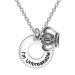 FUNYSO Broadway Musical Theater Gift Musical Inspired Gift Musical Theater Lyrics I m Unbreakable Gift (Unbreakable necklace UK)