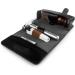 QSHAVE Double Edge Safety Razor Closing Buckle Travel Case with Compartment for Shaving Brush Blades and Nail Clipper Black (Case Only) - Buy Online on GoSupps.com