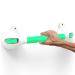 SAFETY+BEAUTY 16.5‘’ Suction Bath Safety Grab Bar with Indicators, Balance Assist Bathroom Shower Handle (White/Green) Pack of 1 16.5 Inch (Pack of 1)