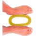 Sport-Tec Hedgehog Ring Massage - 16 cm Yellow Reflexology Self-Massage Tool for Pain Relief - Buy Online on GoSupps.com