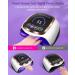 Professional UV LED Nail Lamp for Gel Polish - 168W with Timer Setting | Gugusure Nail Curing Lamp for Home Salon | Automatic Sensor for Fingernail and Toenail Art - Buy Online on GoSupps.com