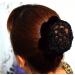 JUSTFOX Bun Net Hair Net - Purple Fabric Hairstyle Aid for Elegant Updos | International Shipping Available - Buy Online on GoSupps.com