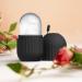 Joyeee Ice Face Roller Reusable Silicone Mold Face Massage Eye Facial Beauty Skin Care Tools Apply Ice for Shrink Pores Anti Wrinkle Reduce Puffiness Improve Skin Elasticity Striped Black - Buy Online on GoSupps.com
