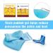Moisturizing Gel Heel Socks Cracked Gel Heel Socks Toeless Heel Repair Socks for Women (Azure) - Buy Online on GoSupps.com