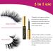 2 Bottles Magnetic Eyeliner - Waterproof & Smudge Resistant for All Magnetic Eyelashes - Buy Online on GoSupps.com