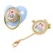 Premium Silicone Rhinestone Pacifier for Babies 6-18 Months | Safe & Funny Design | Teething Relief (Blue) - Buy Online on GoSupps.com