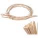 Jackfru 100 Pcs Reed Diffuser Sticks | 3mm x 30cm Rattan Peddigrohr for Room Fragrance - Ideal Replacement for Home & International Shipping - Buy Online on GoSupps.com